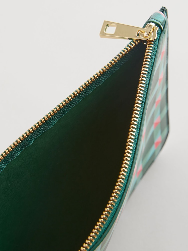 Cath Kidston Green Check Pouch - Image 5 of 5