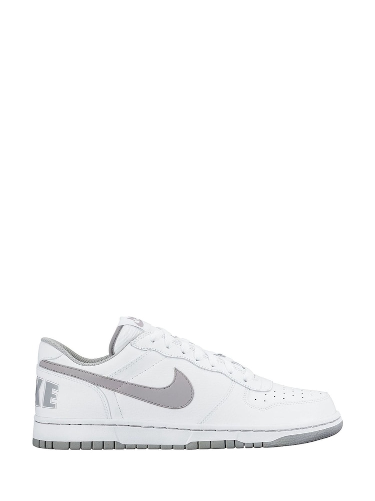Nike Grey/White Big Low Trainers - Image 1 of 10