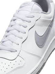 Nike Grey/White Big Low Trainers - Image 10 of 10