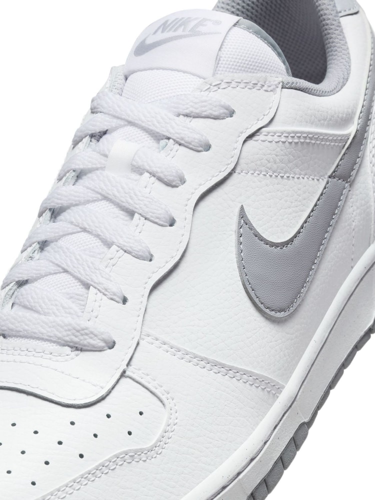 Nike Grey/White Big Low Trainers - Image 10 of 10