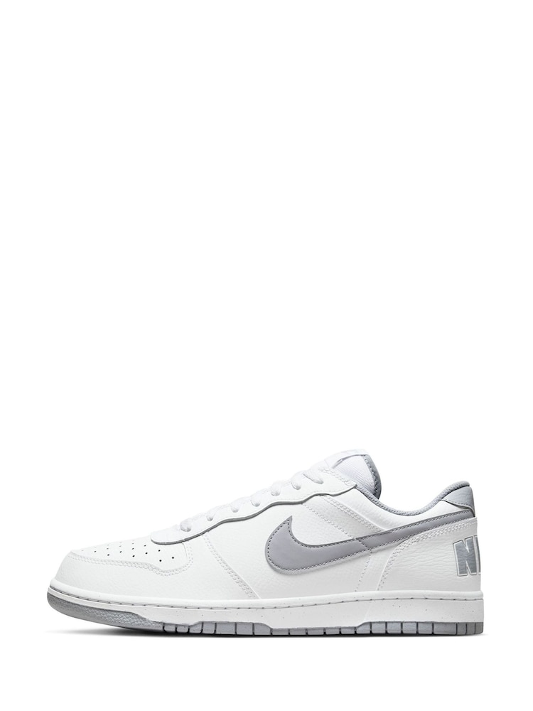 Nike Grey/White Big Low Trainers - Image 2 of 10