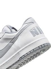 Nike Grey/White Big Low Trainers - Image 9 of 10