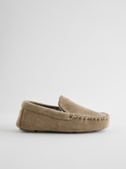 Neutral Textured Moccasin Slippers - Image 3 of 6