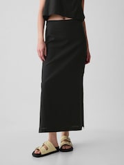 Gap Black Linen Blend Maxi Skirt - Image 1 of 1