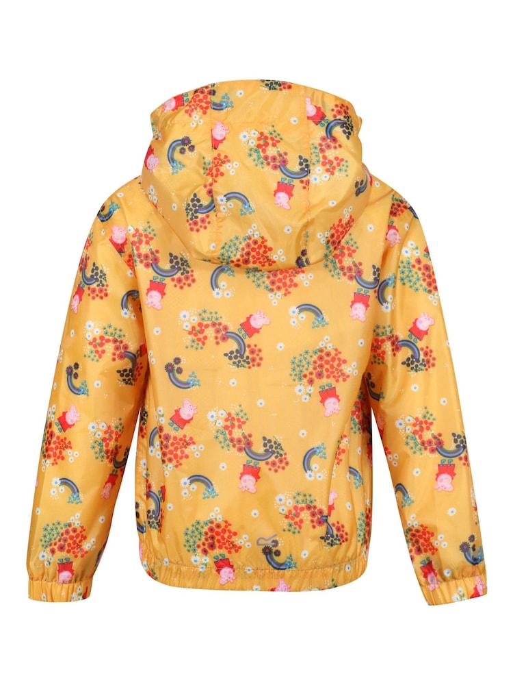 Regatta Yellow Peppa Pig Muddy Puddle Waterproof Jacket - Image 2 of 4