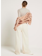 River Island Pink Lyocell Casual Bomber Jacket - Image 2 of 4