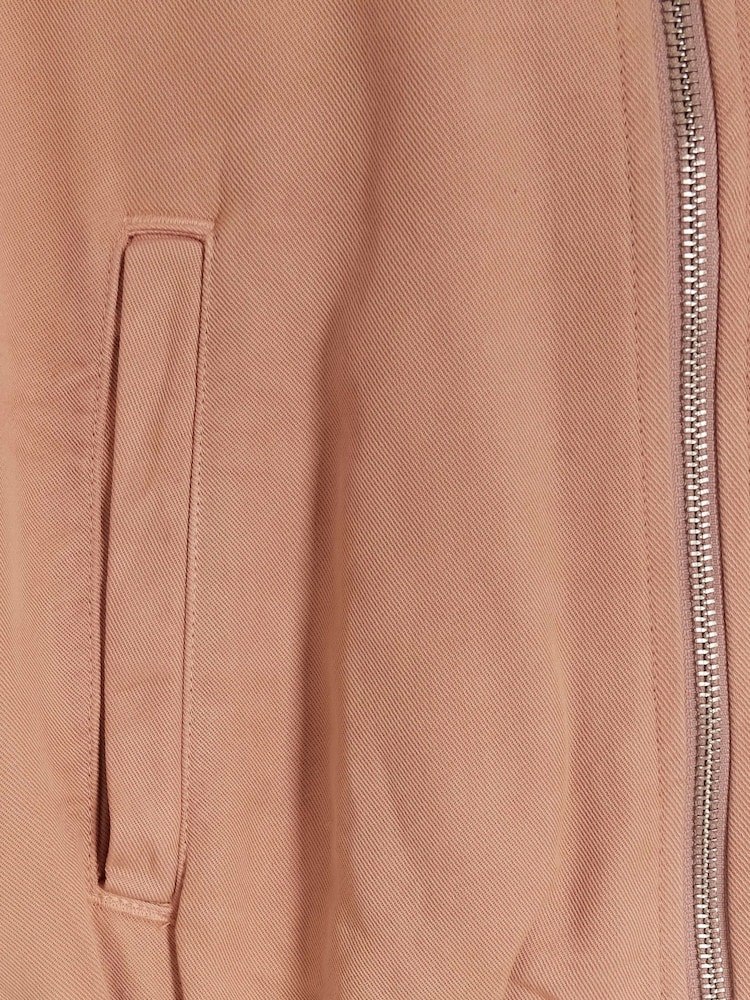 River Island Pink Lyocell Casual Bomber Jacket - Image 4 of 4