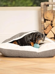 Lords and Labradors Granite Boucle Sleepy Burrows Dog Bed - Image 1 of 2