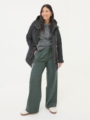 FatFace Tiegan Black Waterproof Coat - Image 1 of 6