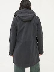 FatFace Tiegan Black Waterproof Coat - Image 3 of 6