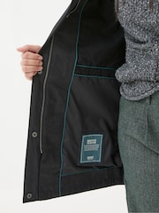 FatFace Tiegan Black Waterproof Coat - Image 4 of 6