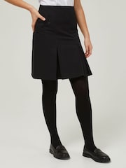 Trutex Black 16" Twin Pleat School Skirt (10-16 Yrs) - Image 1 of 5
