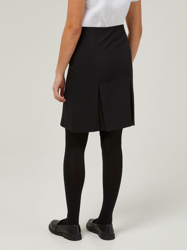 Trutex Black 16" Twin Pleat School Skirt (10-16 Yrs) - Image 2 of 5