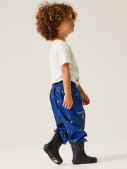 Regatta Blue Peppa Pig Waterproof Pack It Overtrousers - Image 1 of 7