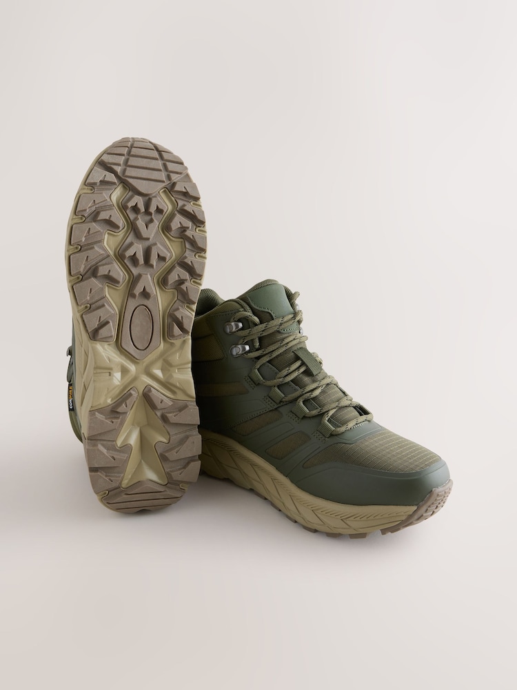 Khaki Green Hiker Sport Boots - Image 5 of 5 Khaki Green Hiker Sport Boots - Image 5 of 5