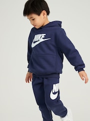 Marineblauw - Nike Club fleece trainingspak voor zuigelingen - Image 1 of 1