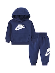 Nike Navy Infant Club Fleece Tracksuit - Image 3 of 7