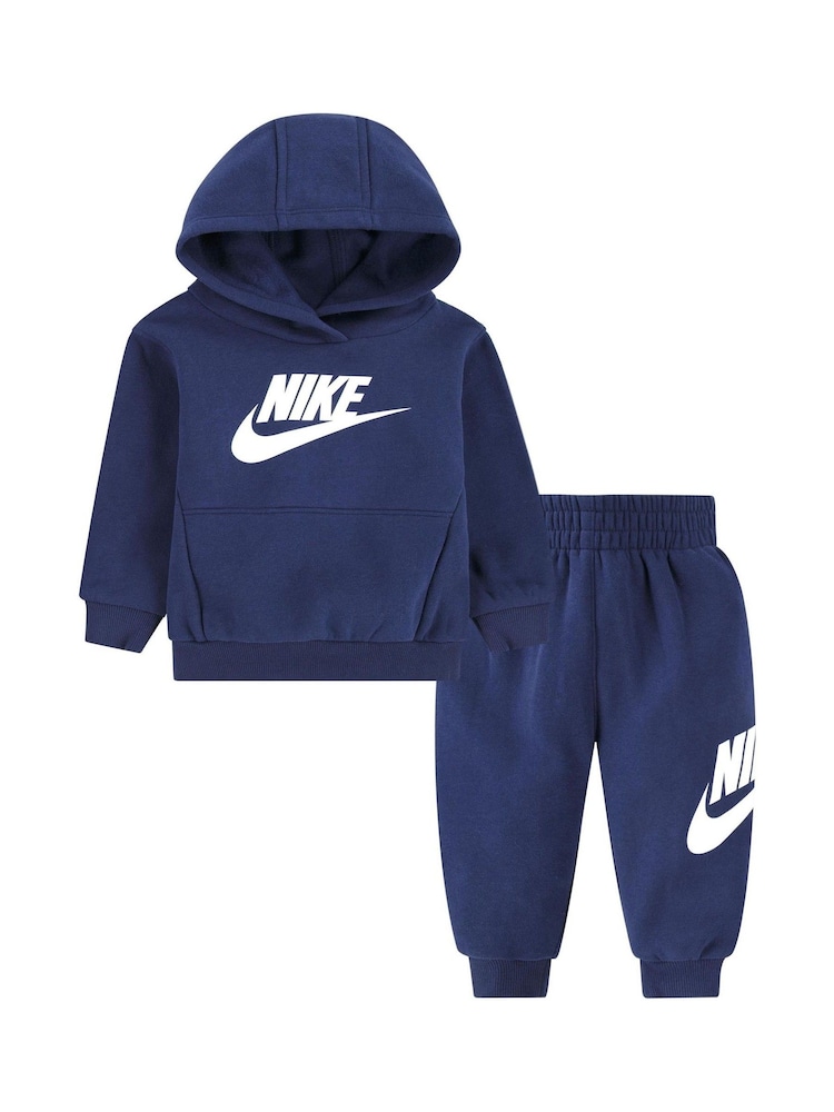 Nike Navy Infant Club Fleece Tracksuit - Image 3 of 7