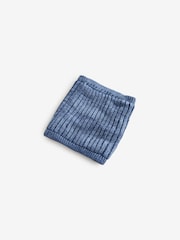 Blue Knitted Pom Hat and Snood Set (1-10yrs) - Image 3 of 3