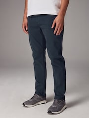 Navy Blue Slim Fit Motionflex Chino Trousers - Image 1 of 1