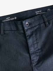 Темно-синий - Брюки-чиносы Slim Fit Motionflex - Изображение 10 из 11
