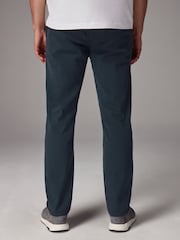 Темно-синий - Брюки-чиносы Slim Fit Motionflex - Изображение 2 из 11