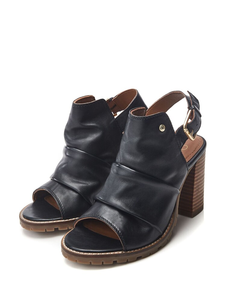 Moda In Pelle Mirianne Rouched High Vamp Block Heels - Image 2 of 4