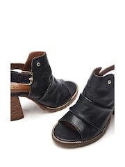 Moda In Pelle Mirianne Rouched High Vamp Block Heels - Image 4 of 4