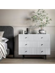 Gallery Home White Tetouan 3 Drawer Chest - Image 1 of 6