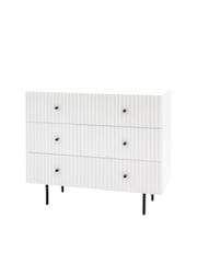 Gallery Home White Tetouan 3 Drawer Chest - Image 6 of 6