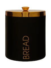 Maison by Premier Black Liberty Enamel Finish Bread Bin - Image 1 of 5