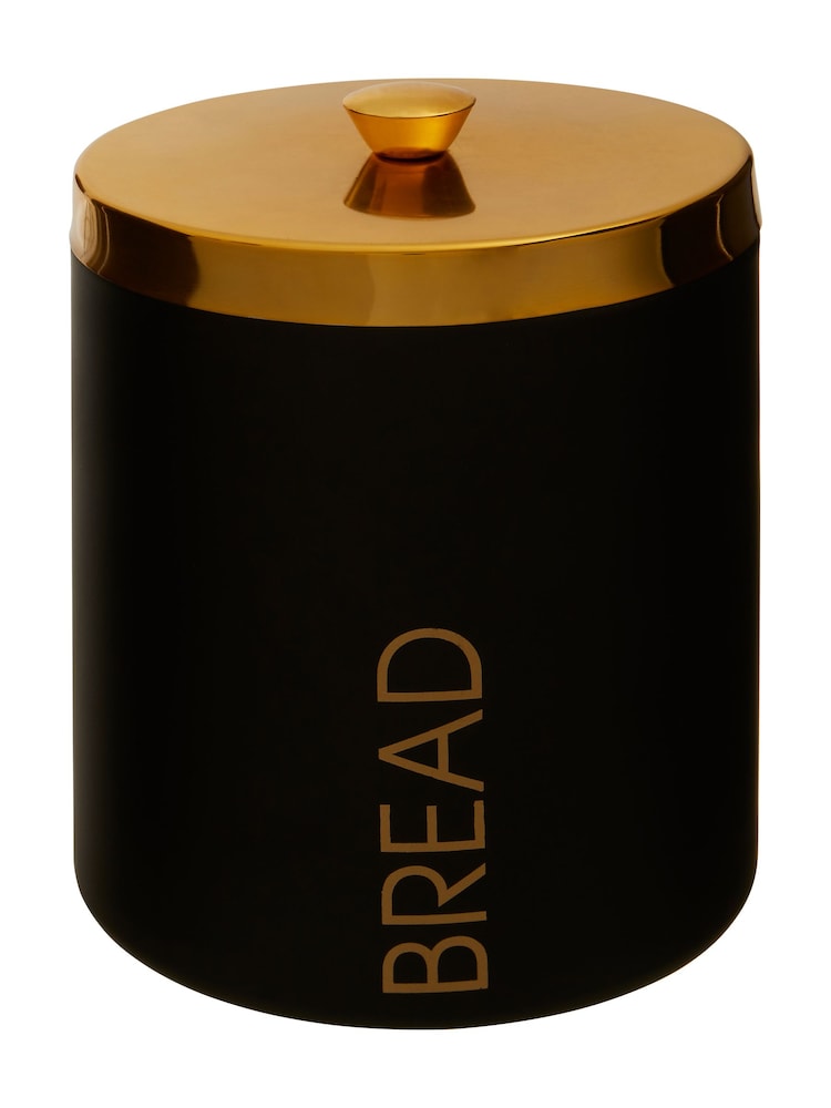 Maison by Premier Black Liberty Enamel Finish Bread Bin - Image 2 of 5