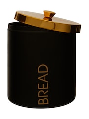 Maison by Premier Black Liberty Enamel Finish Bread Bin - Image 3 of 5
