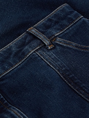 Reiss Dark Blue Jem Garment Dyed Utility Tapered Jeans - Image 6 of 6