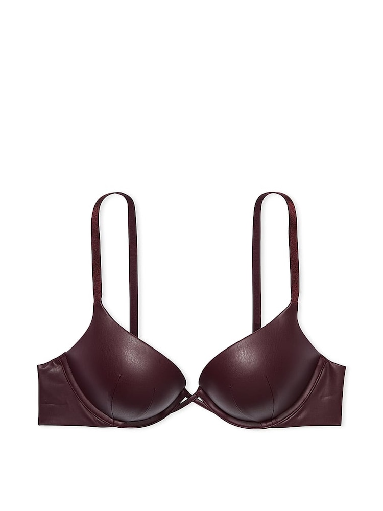 Victoria's Secret Burgundy Brown Add 2 Cups Bombshell Bra - Image 3 of 3