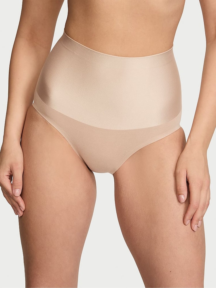 Victoria's Secret Praline Nude Brief Shaping Knickers - Image 1 of 3
