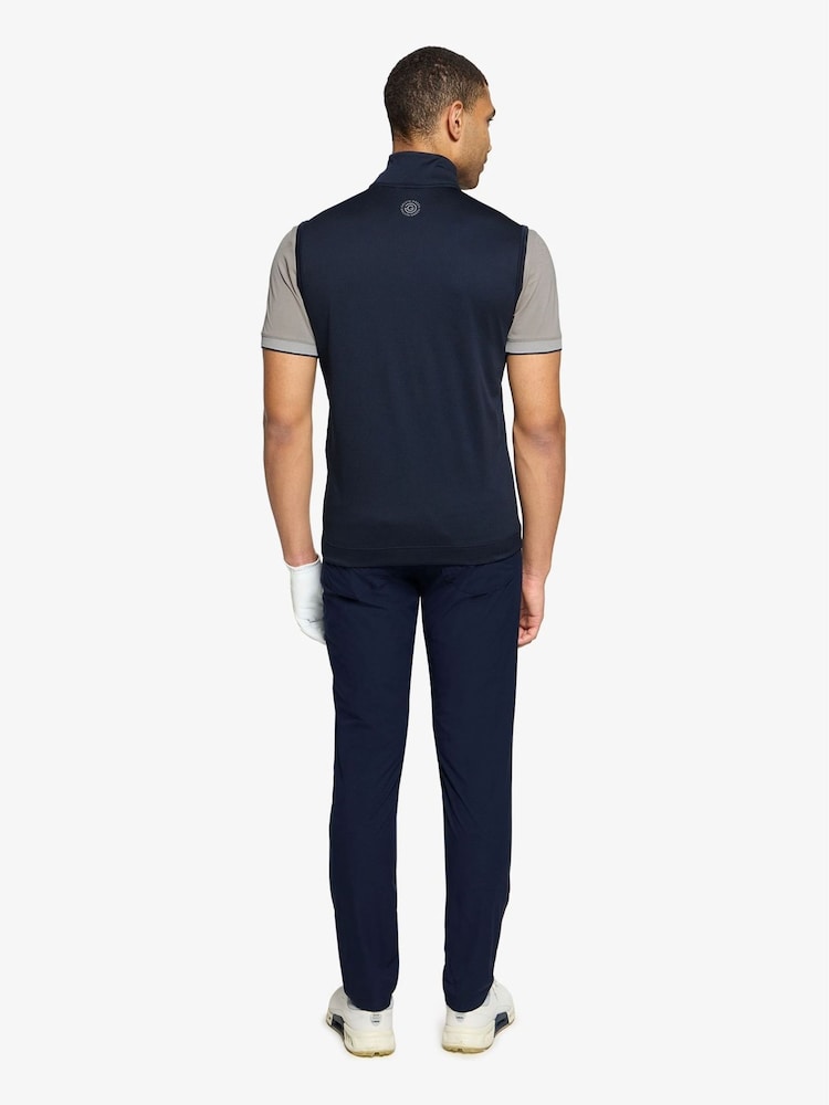 Galvin Green Blue Del Golf Gilet - Image 5 of 5