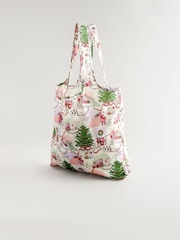 Cath Kidston Christmas Fold Away Shopper - Image 2 of 4