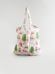 Cath Kidston Christmas Fold Away Shopper - Image 4 of 4