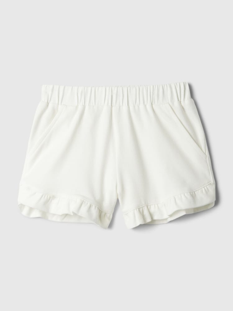 Gap White Pull On Ruffle Shorts (Newborn-5yrs) - Image 1 of 1