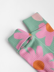 Grün, Blume - Baby-Schlafanzüge mit 2-Wege-Reißverschluss und Floral-Print aus 100 % Baumwolle im 3er-Pack (0 Monate bis 2 Jahre) - Bild 11 von 11
