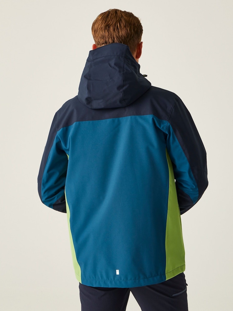 Regatta Blue Birchdale Waterproof Hooded Jacket - Image 2 of 9
