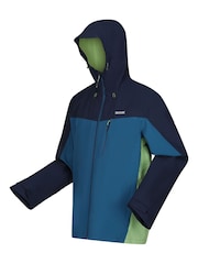 Regatta Blue Birchdale Waterproof Hooded Jacket - Image 7 of 9