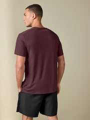 Nike Burgundy Crush Dri-FIT Miler Running T-Shirt - Image 3 of 3