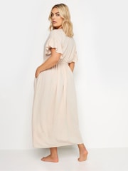 Yours Curve Stone Brown Boho Maxi Dress - Image 5 of 7