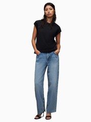 AllSaints Black Esme T-Shirt - Image 2 of 6