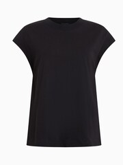 AllSaints Black Esme T-Shirt - Image 6 of 6