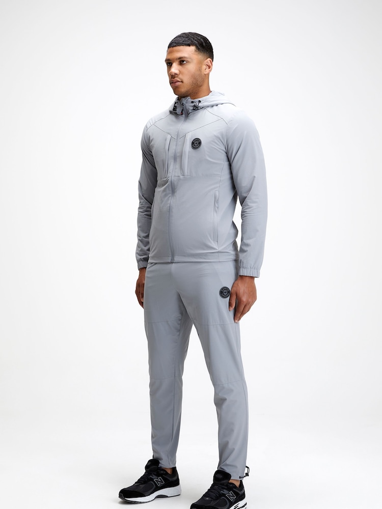 Zavetti Canada Mens Dentero Woven Zip Through Hoodie - Image 2 of 7