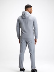 Zavetti Canada Mens Dentero Woven Zip Through Hoodie - Image 3 of 7