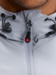 Zavetti Canada Mens Dentero Woven Zip Through Hoodie - Image 6 of 7